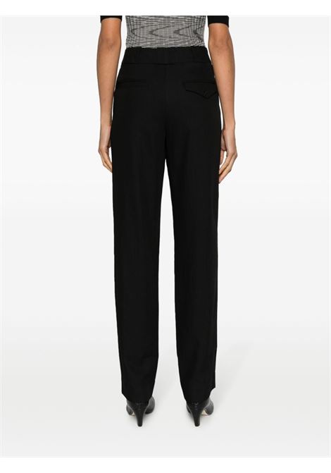 Pantaloni sartoriali con pieghe in nero - donna PROENZA SCHOULER WHITE LABEL | WL2336167001